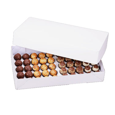 Box for 50 Candies and Brigadeiros with Removable Tray – Pack of 10 Units
